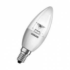 LED STAR CLASSIC B 40 5.4W/3000K CL E14 OSRAM светодиодная лампа