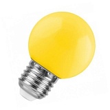 FL-LED DECO-GL45 1W E27 YELLOW FOTON LIGHTING светодиодная цветная декоративная лампа